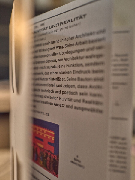 Konzept & Gestaltung Jahresprogramm 2026 für das Architekturforum Passau